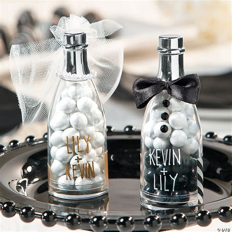 bride and groom party favors